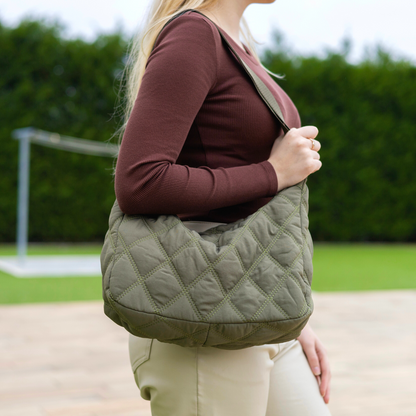 Zafira's Luxe Gewatteerde Puffer Tas - Stijlvolle en Ruime Schoudertas met Verstelbare Band voor Ultiem Comfort