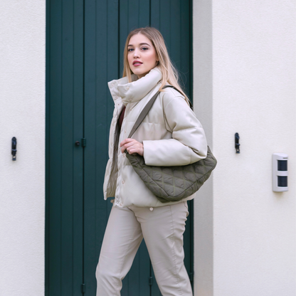 Zafira's Luxe Gewatteerde Puffer Tas - Stijlvolle en Ruime Schoudertas met Verstelbare Band voor Ultiem Comfort