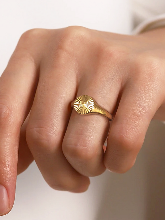 Colet Sun Ring Goud