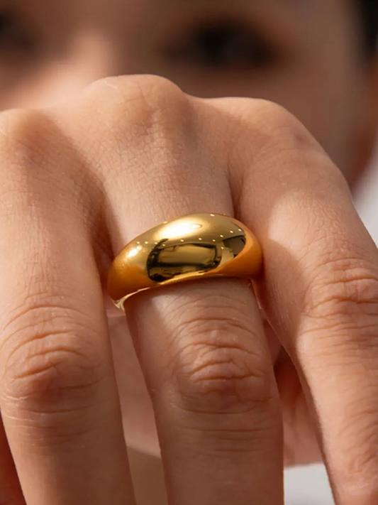 Saar Chunky Ring Goud