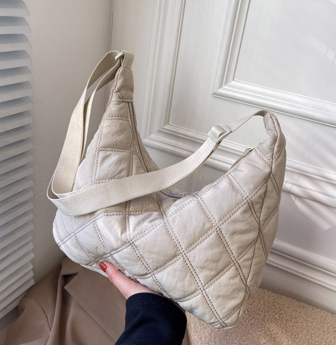 Zafira's Luxe Gewatteerde Puffer Tas - Stijlvolle en Ruime Schoudertas met Verstelbare Band voor Ultiem Comfort